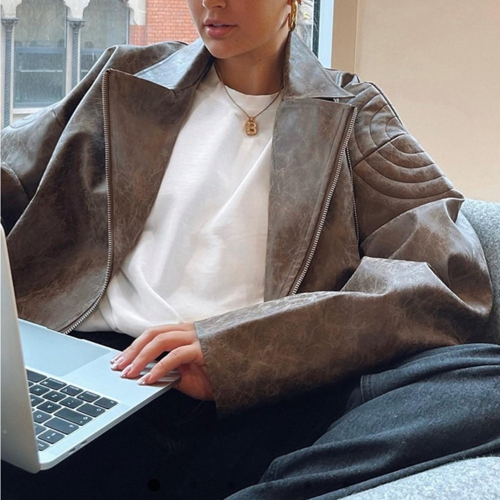 PLT leather jacket